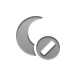 moon,cancel icon