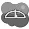 deviant,cloud,weather,climate icon