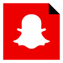 brand, logo, media, snapchat, social svg vector icon