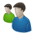 forum, two, users icon