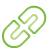 basic, broken, green, link icon