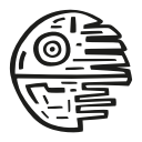 death, fan art, scifi, star, star wars, starwars svg vector icon