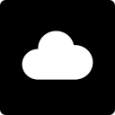 cloudapp, media, social, square svg vector icon