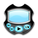 night,player,soft,blue icon