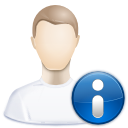 info, information, man, person, user icon