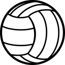 ball, sport, volleyball svg vector icon
