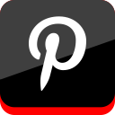 media, online, pinterest, social svg vector icon