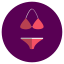 beach, clothes, summer, swimsuit svg vector icon