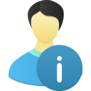 male,user,info icon