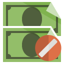 bill,cancel icon