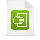 file,document,paper,green icon
