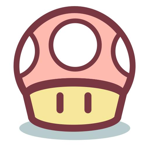 Mushroom From Mario svg vector icon