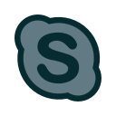 chat, communication, microsoft, skype svg vector icon
