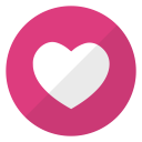 heart, logo, website, weheartit svg vector icon