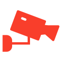 camera, cctv, record, security svg vector icon