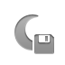 moon,diskette icon