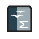 calc, excel, formula, math, openoffice svg vector icon