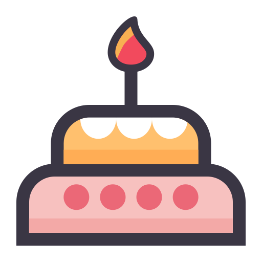 Birthday svg vector icon