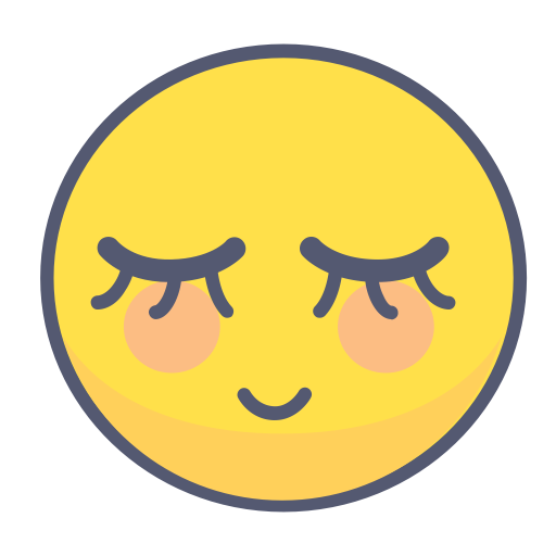 Shy svg vector icon
