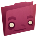 folder, pink icon