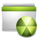 burn, folder icon