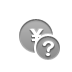coin,yen,help icon