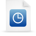 blue, document, file, paper icon