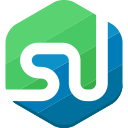 social network, stumbleupon svg vector icon