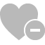 favorites, remove icon