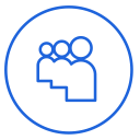 circles, line, live, music, myspace, neon, social svg vector icon