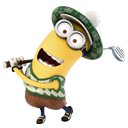 golf, minion, playing icon