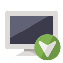 monitor,down icon