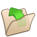 beige, folder, parent icon