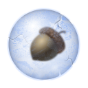 pluto,ice,nut,planet,earth,globe icon