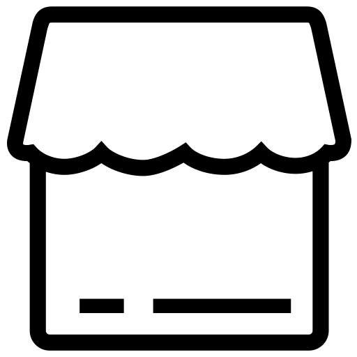 Shop svg vector icon