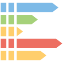 bar, chart, graph svg vector icon