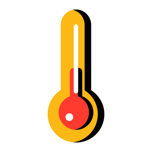 Thermometer svg vector icon