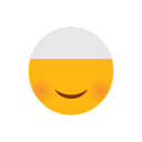 cap, emoji, face, islam, muslim, smilling face svg vector icon