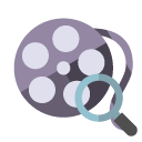 film,reel,zoom icon