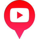 logo, media, social, youtube svg vector icon