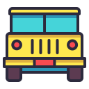bus, school, transport, vehicle svg vector icon