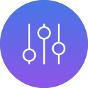 equalizer, music, settings, sound, volume svg vector icon
