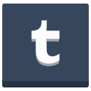 communication, connection, micro blog, miro blogging, network, social, t, tumblr, web svg vector icon
