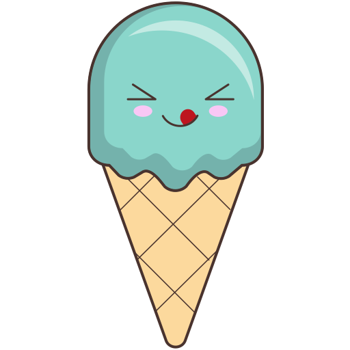 Icecream svg vector icon