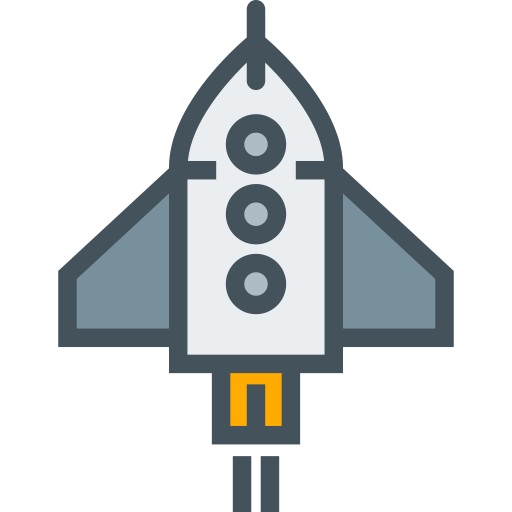 Rocket svg vector icon