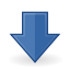 gnome,down,descend,download,fall,decrease,descending icon