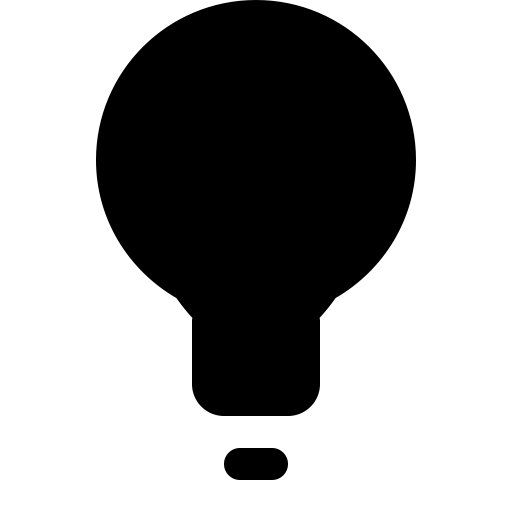 Bulb svg vector icon