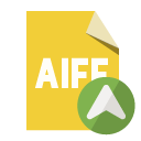 file,format,aiff,aiff up,up icon