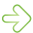 arrow, basic, green, right icon