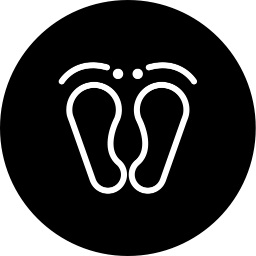 Bee Footprint svg vector icon